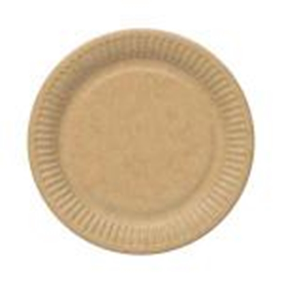 Picture of Šķīvji papīra 23cm bruni,  12gab.