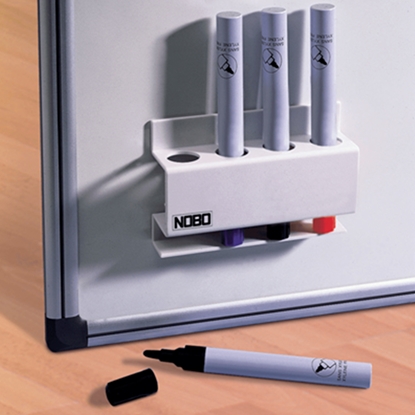 Изображение Tāfeles marķieru turētājs NOBO Magnetic, 4 marķieriem