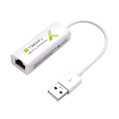 Изображение Techly USB2.0 to Fast Ethernet 10/100 Mbps converter