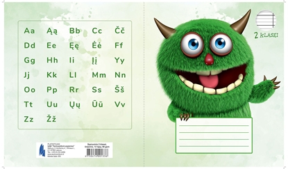 Attēls no Burtnīca TECHNOINFORM, A5 formāts, 12 lapas, 80 g/m2, līniju, 2. klasei