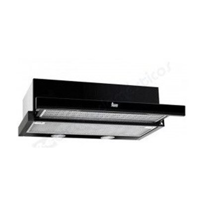 Attēls no Teka CNL 6415 PLUS Semi built-in (pull out) kitchen hood Black 385 m³/h A
