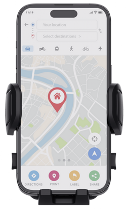 Picture of Telefona turētājs Trust Runo Black