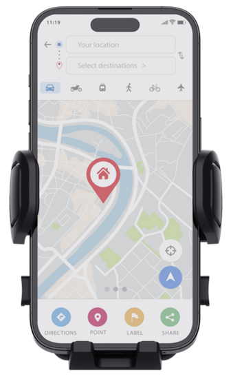 Изображение Telefona turētājs Trust Runo Black