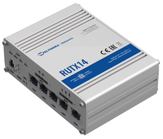 Picture of Router LTE RUTX14 (Cat12), WiFi, BLE, GNSS, Ethernet
