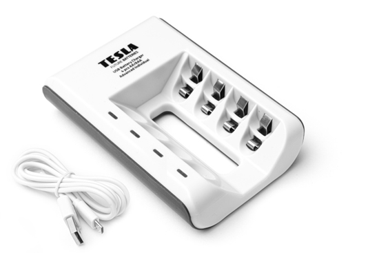 Picture of Tesla (10700100) USB BATTERY CHARGER For 4PCS AA/AAA
