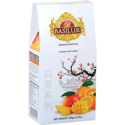Изображение Tēja baltā Basilur Premium Mango Orange 100g