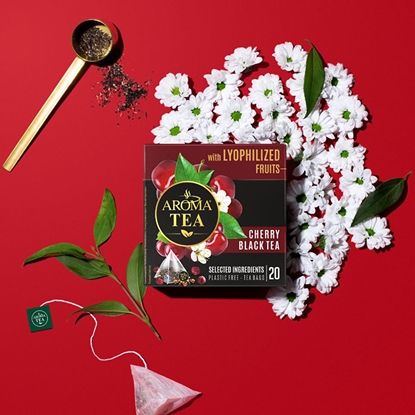 Picture of Tēja melnā Aroma ar saldēti kaltētu ķirsi 30g