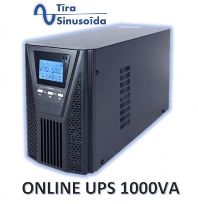 Picture of Tīras sinusoīdas | 1000VA, 900W  Online UPS (dubultās pārveidošanas) |  akumulatori 2gab 12V-9AH