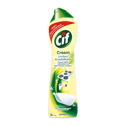 Изображение Tīrīšanas līdzeklis CIF Cream Lemon, 500 ml