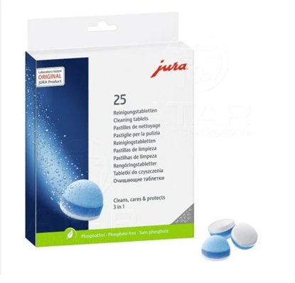Attēls no Tīrīšanas tabletes JURA 3 fāžu (3in1), 25gab