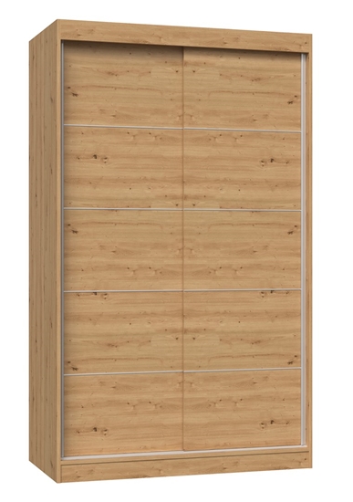 Picture of Topeshop IGA 120 ART C KPL bedroom wardrobe/closet 7 shelves 2 door(s) Oak