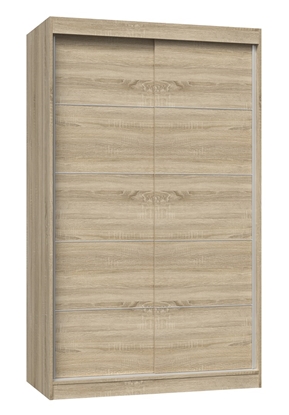 Picture of Topeshop IGA 120 SON C KPL bedroom wardrobe/closet 7 shelves 2 door(s) Sonoma oak