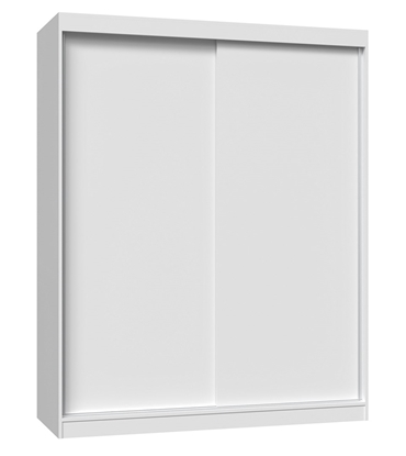 Picture of Topeshop IGA 160 BIEL B KPL bedroom wardrobe/closet 7 shelves 2 door(s) White