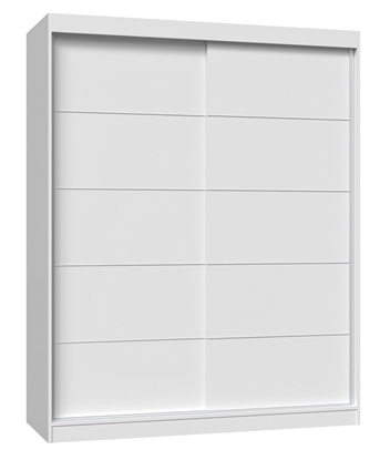 Attēls no Topeshop IGA 160 BIEL C KPL bedroom wardrobe/closet 7 shelves 2 door(s) White