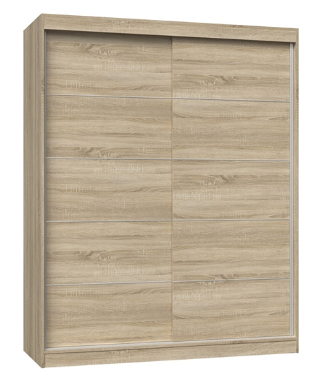 Picture of Topeshop IGA 160 SON C KPL bedroom wardrobe/closet 7 shelves 2 door(s) Sonoma oak