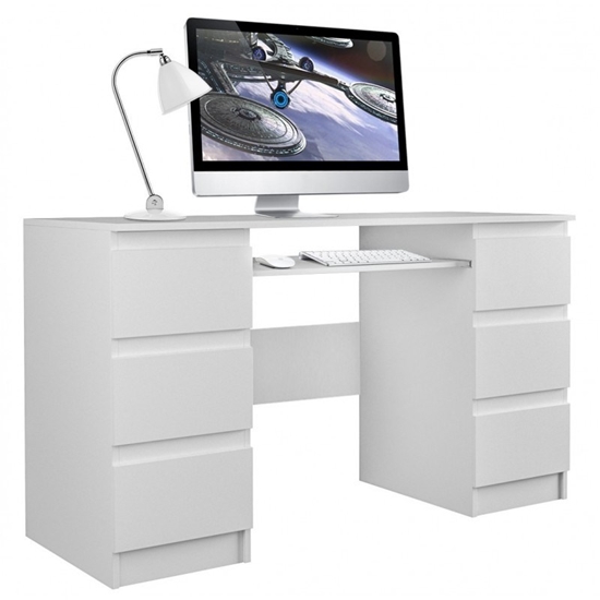 Изображение Topeshop KUBA BIEL MAT computer desk White