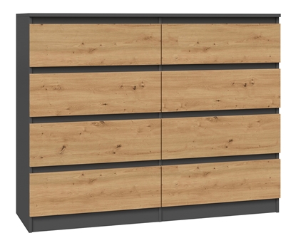 Picture of Topeshop M8 120 ANT/ART KPL chest of drawers