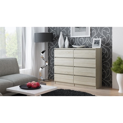 Picture of Topeshop M8 120 SONOMA chest of drawers