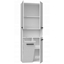 Attēls no Topeshop NEL 1K DK BPOŁ bathroom storage cabinet White