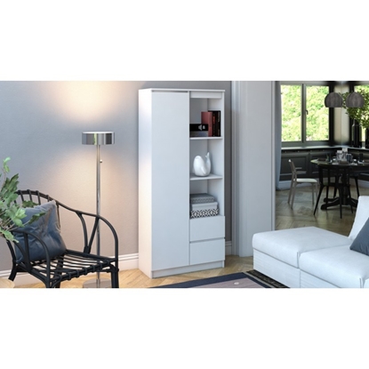 Attēls no Topeshop RS-80 BILY BIEL office bookcase