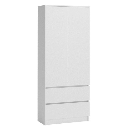 Изображение Topeshop SZAFA MALWA B bedroom wardrobe/closet 5 shelves 2 door(s) White