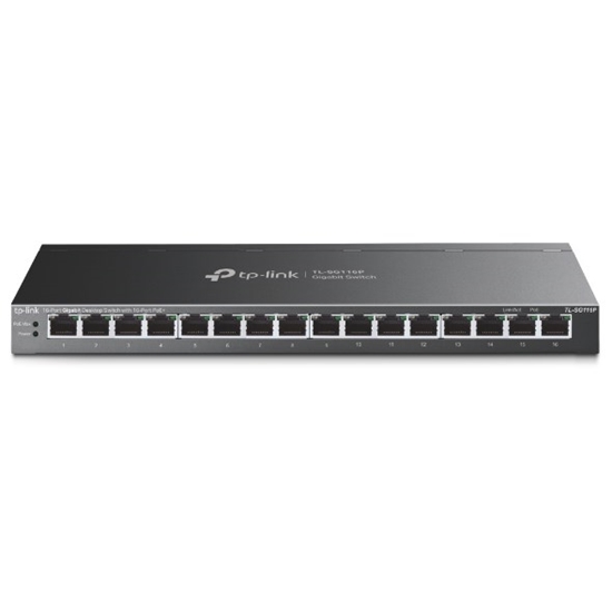 Изображение TP-Link 16-Port Gigabit Desktop Switch with 16-Port PoE+
