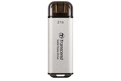 Изображение Transcend SSD ESD300S        2TB USB-C silver