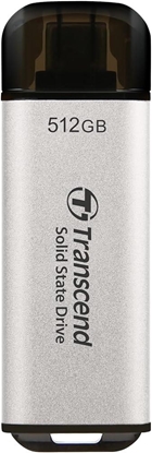 Attēls no Transcend SSD ESD300S      512GB USB-C silver