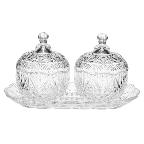 Picture of Trauks ar vāku Winteria stikla 2gab. + šķīvis