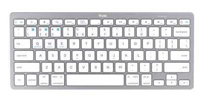 Attēls no Trust Basic IS Wireless Keyboard Silver (24651)