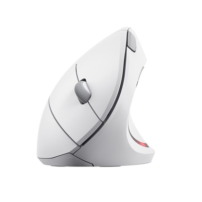 Picture of Trust Verto Vertical Ergonomic wireless mouse white (25132)