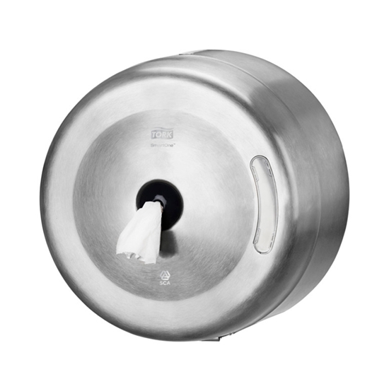Изображение Tualetes papīra dozators TORK SmartOne, 270 x 270 x 170 mm, metāla