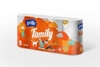 Изображение Tualetes papīrs Grite Family 8 ruļļi, 3 slāņu,  150 loksnes, 18.75m