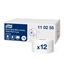 Attēls no Tualetes papīrs TORK Premium Mini Jumbo Extra Soft T2, 3 sl., 600 lapiņas rullī, 9.7 cm x 120 m, baltā krāsā ar lapiņām