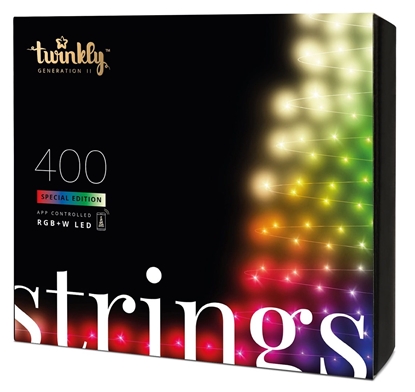 Attēls no TWINKLY Strings 400 Special Edition (TWS400SPP-BEU) Smart Christmas tree lights 400 LED RGB+W 32 m