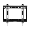 Изображение Universal fixed wall mount for TV up to 42", VESA wall mount compatible: 100x100 mm, 200x200 mm, wall Distance: 2.6 cm, integrated bubble level for straight mounting, mounting templates included, mounting hardware included