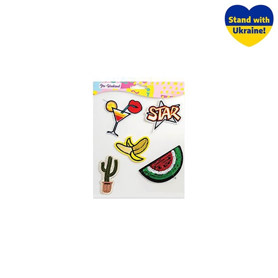 Picture of Uzlīmju komplekts "Fashion peep", arbūzs, banāni