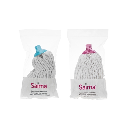 Изображение Vaļējs mops SAIMA ar vītni, kokvilna, asorti, 160 g