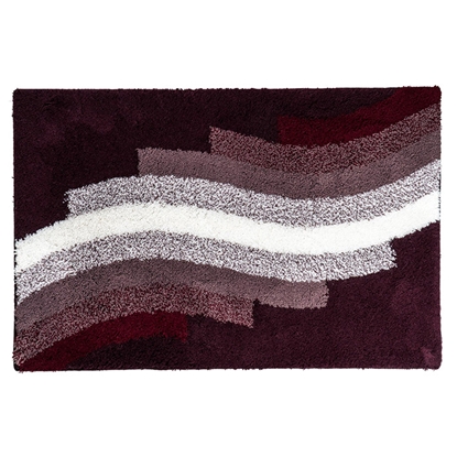 Изображение Vannas istabas paklājs Streak  60x90 cm, lillā, akrils