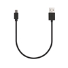 Picture of Veho Pebble USB-A to micro-USB Universal Charge and Sync 0.2m/0.7ft Cable – Black (VCL-001-M-20CM)