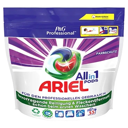 Изображение Veļas mazg.kapsulas Ariel Professional Color 110gab. (2*55ga