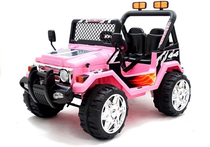 Attēls no Vienvietis elektromobilis Jeep Raptor 4x4, rožinis