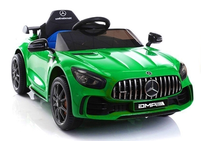Attēls no Vienvietis elektromobilis Mercedes GTR, žalias