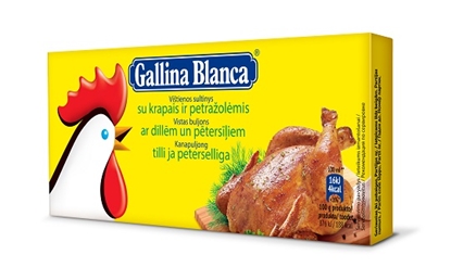 Изображение Vistas buljons ar dillēm un pētersīļiem 12x10g, Gallina Blanca