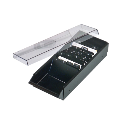 Attēls no Vizitkaršu turētājs Bantex melns, 600 vizītkartēm