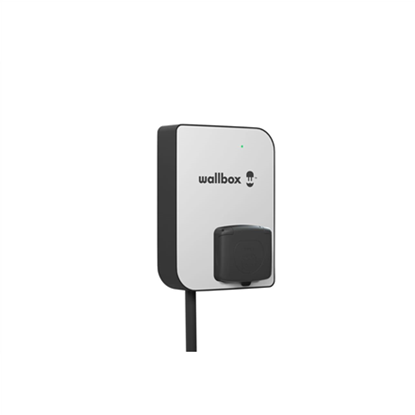 Picture of Wallbox | Copper SB Electric Vehicle Charger, Type 2 Socket | 22 kW | Wi-Fi, Ethernet, Bluetooth | Grey