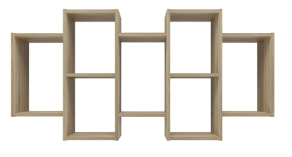 Attēls no Wall-hung bookcase Bilbao 7.0 Wall Shelves Sonoma Oak