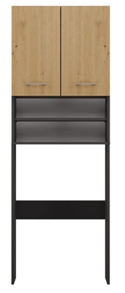 Attēls no Washing machine cabinet POLA DK 64x30xH180 anthracite/artisan