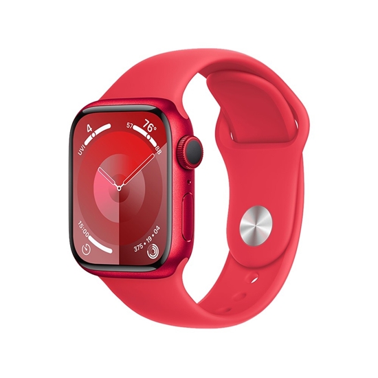 Picture of Watch Serie 9 GPS, 45mm Koperta z aluminium z edycji (PRODUCT)RED z paskiem sportowy z edycji (PRODUCT)RED - M/L