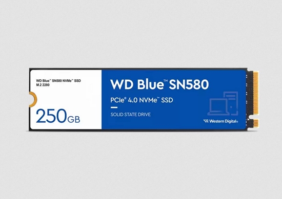 Picture of Western Digital Blue SN580 M.2 250 GB PCI Express 4.0 TLC NVMe